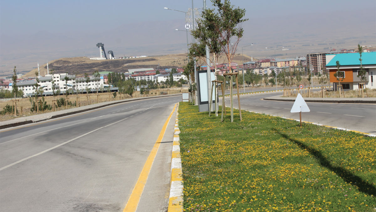 Erzurum yeni bitki örtüsü ile donatıldı